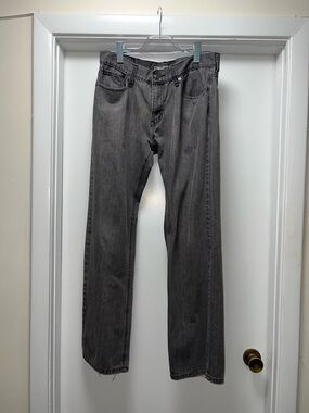 Men’s Structure Slim Straight Grey Wash Denim